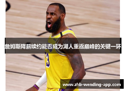 詹姆斯降薪续约能否成为湖人重返巅峰的关键一环 詹姆斯降薪续约能否成为湖人重返巅峰的关键一环